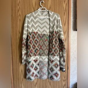 Dreamers Multi-Coloured Aztec Cardigan